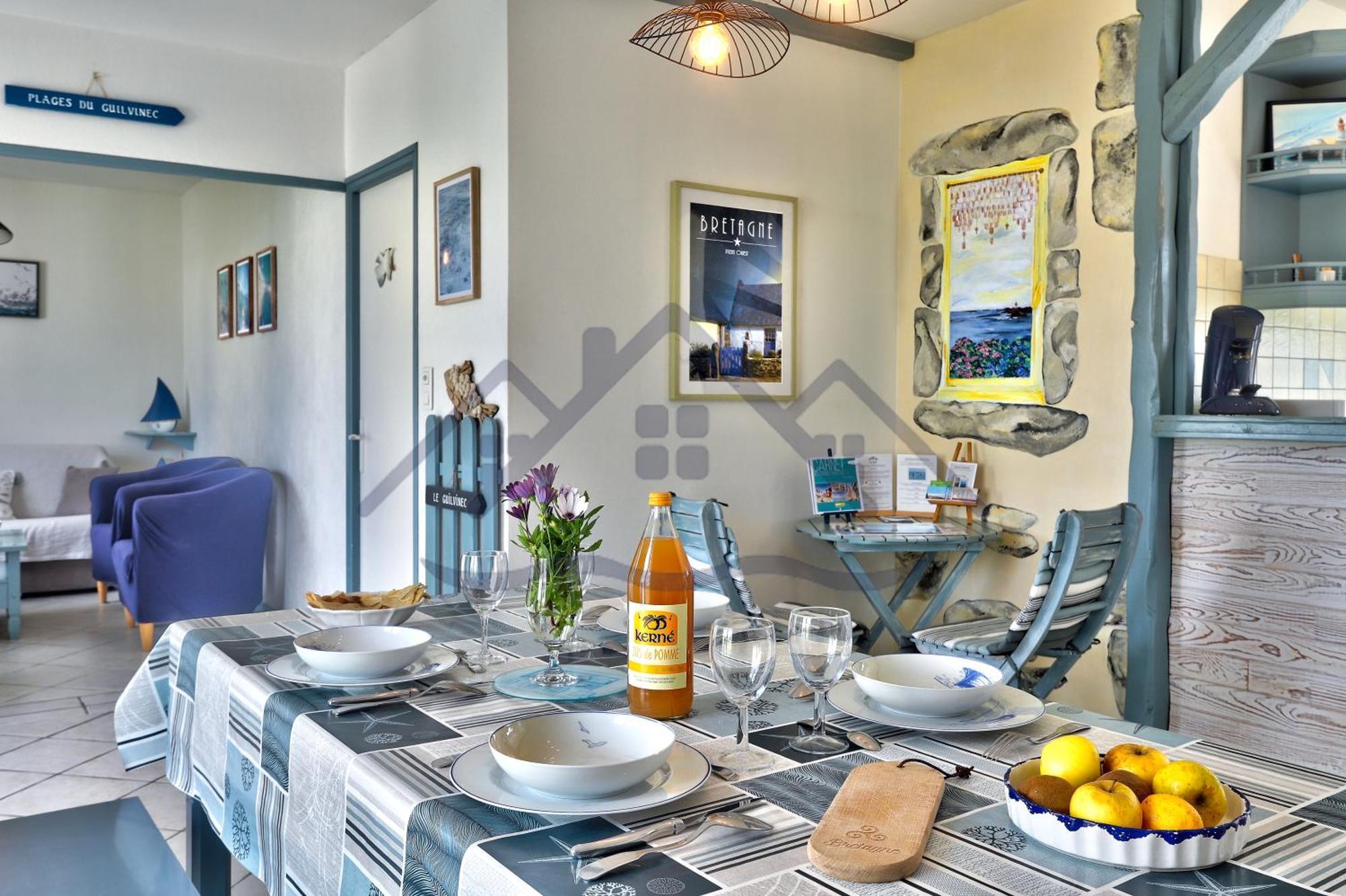 Localise - M3B - Souvenir Du Guil - Maison De Plain-Pied Avec Jardin Clos Au Guilvinec - Tout A Pied, Plages, Port, Centre, Commerces, Marche - Wif Inclus - Linge De Lit Inclus - Animaux Bienvenus Bagian luar foto