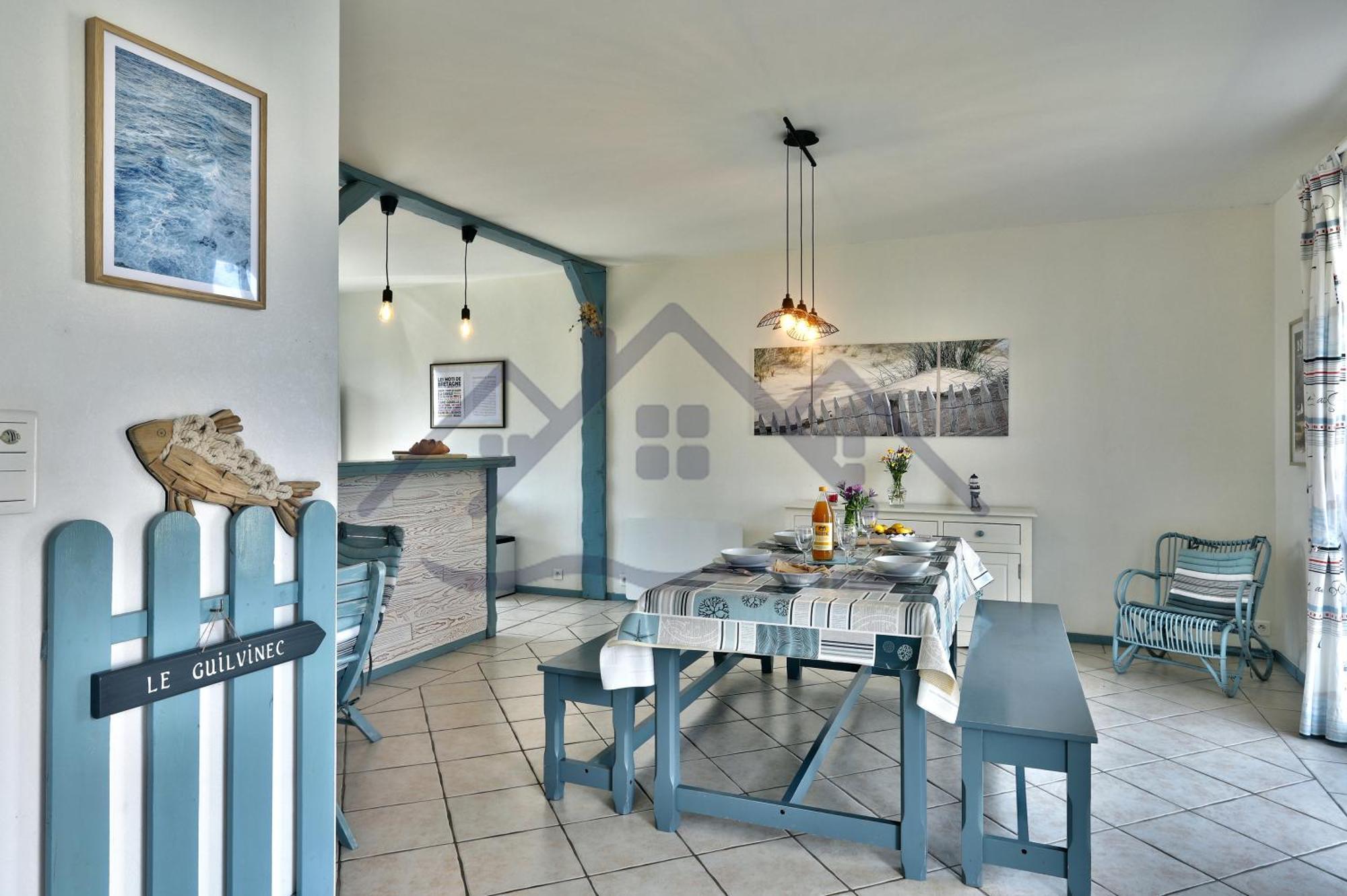 Localise - M3B - Souvenir Du Guil - Maison De Plain-Pied Avec Jardin Clos Au Guilvinec - Tout A Pied, Plages, Port, Centre, Commerces, Marche - Wif Inclus - Linge De Lit Inclus - Animaux Bienvenus Bagian luar foto