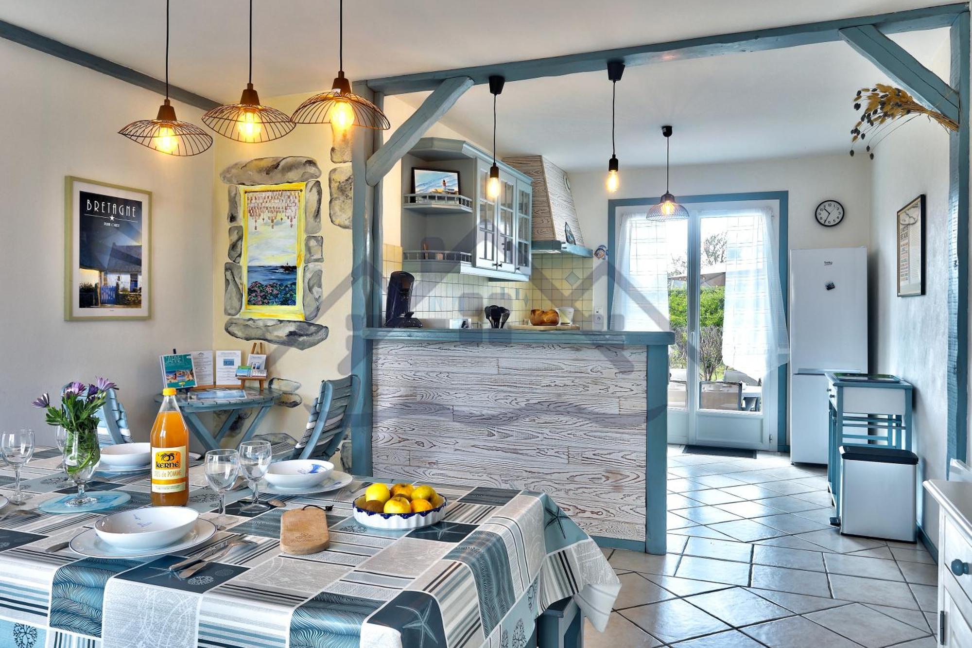 Localise - M3B - Souvenir Du Guil - Maison De Plain-Pied Avec Jardin Clos Au Guilvinec - Tout A Pied, Plages, Port, Centre, Commerces, Marche - Wif Inclus - Linge De Lit Inclus - Animaux Bienvenus Bagian luar foto